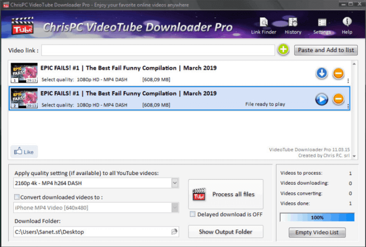 ChrisPC Videotube Downloader Pro Crack With Serial Key Download
