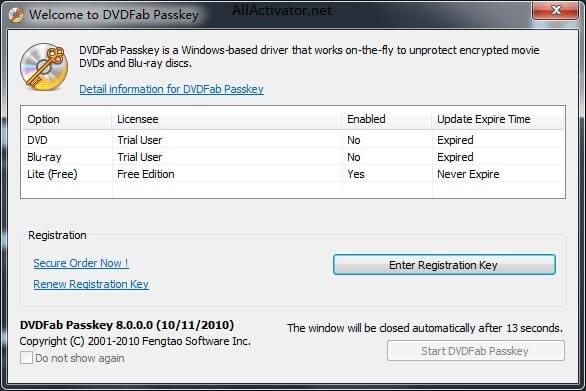 DVDFab PassKey Crack With Registration Key Full Version Download