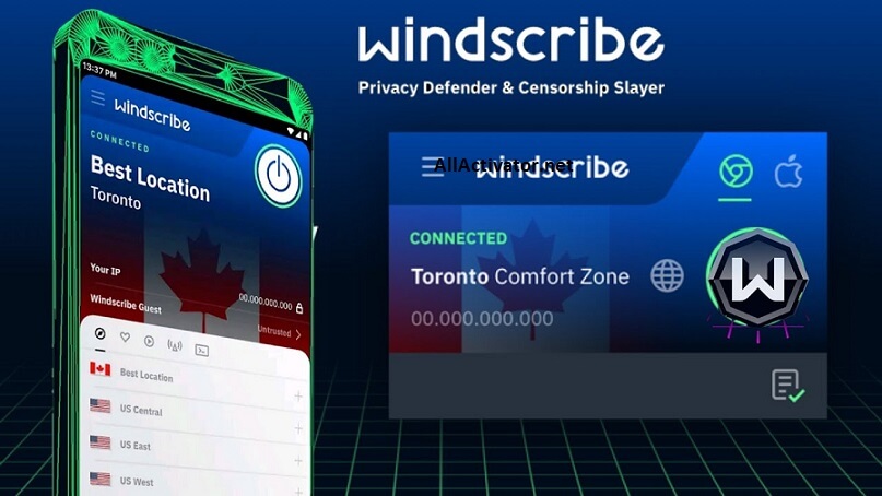 Windscribe Crack + License Key Download Latest [Lifetime]