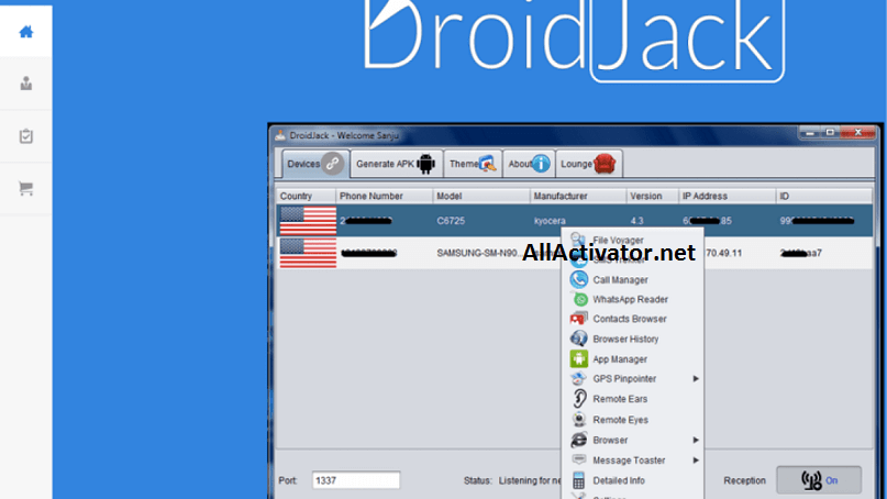 DroidJack Cracked With License Key Latest Download Windows